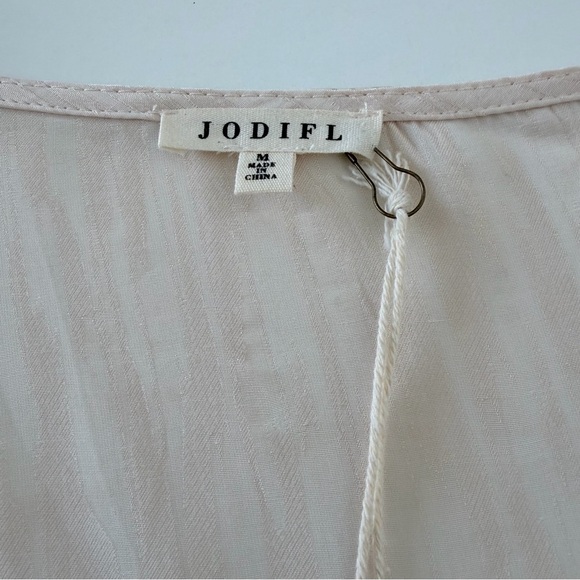 NWT JODIFL Nothing To Lose Champagne Blouse Size M - Picture 6 of 13